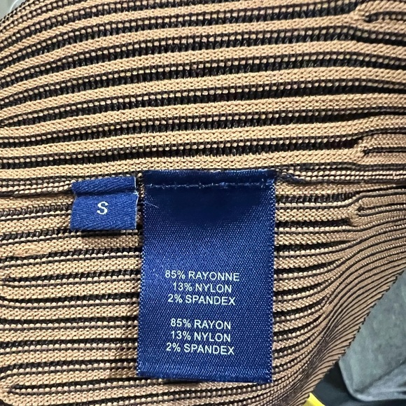 Doncaster Collection Sleeveless Dress Med and Cardigan Small, Color Dark Brown - Picture 14 of 14